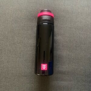 T-Mobile Tuesdays 24oz Water Plastic Pink Black Bottle NWT